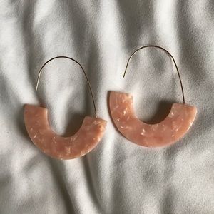 Boutique Pink & Gold Earrings